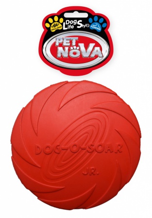 RUB-DISC-RED-15CM